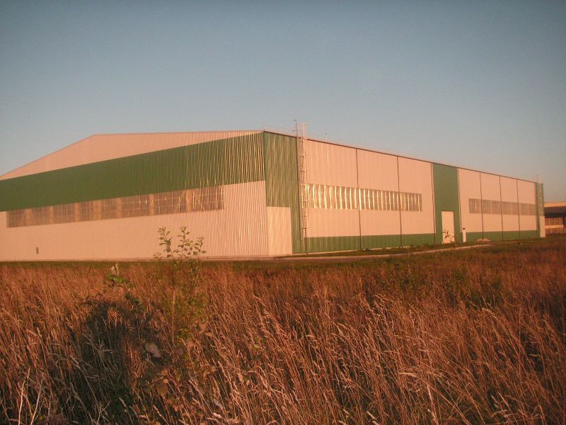 Stålhall som lagerbygning